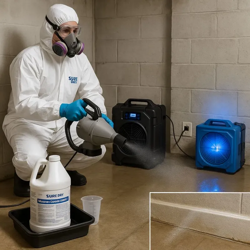 Sanitization and Odor Removal process in Collegedale, TN