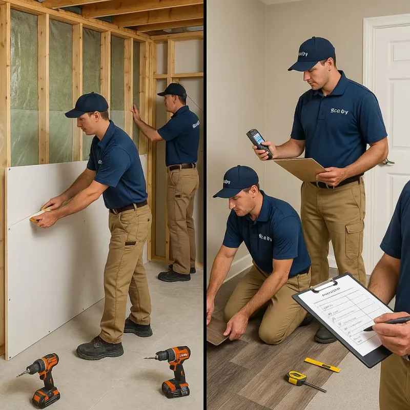 Repairs and Reconstruction process in Collegedale, TN